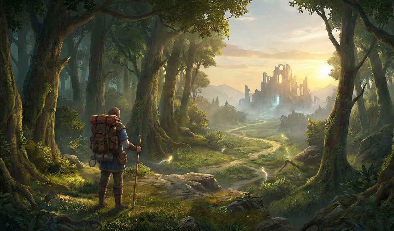 Adventurer facing the Rift